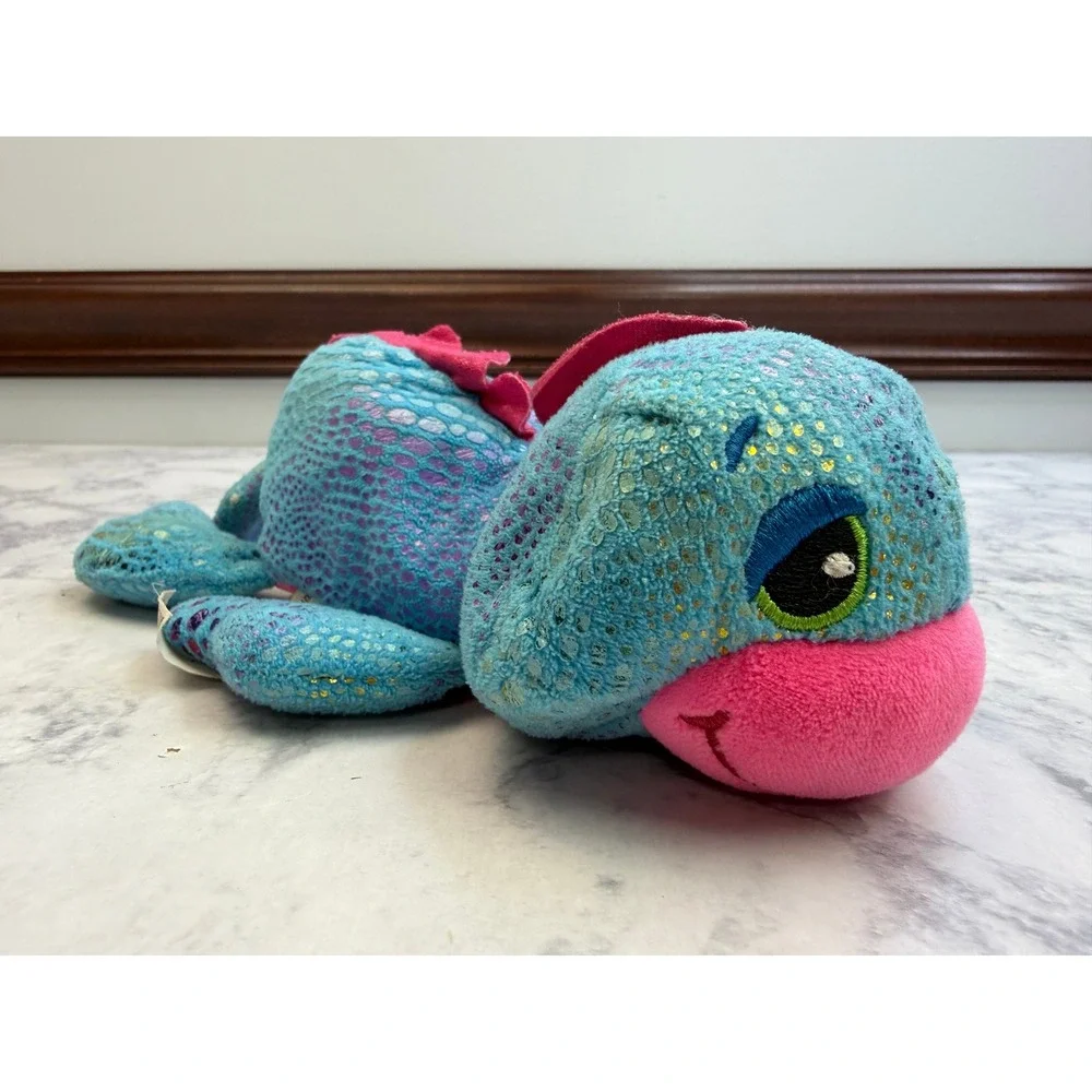 Cutetitos Partyitos Blue Dragon Plush Shimmer Basic Fun 39189 Collectible 7.5